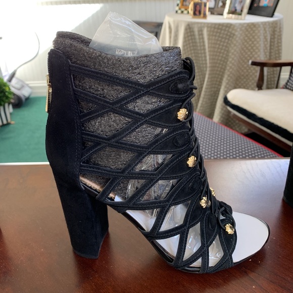Sam Edelman Shoes - New, Sam Edelman, black suede booties, size 7
